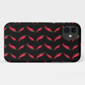 Zwart paprika's Case-Mate iPhone case (Achterkant (horizontaal))