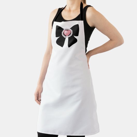 zwart parellint schort (Insitu)