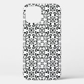 Zwart patroon Case-Mate iPhone case (Achterkant)