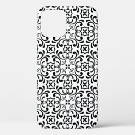 Zwart patroon Case-Mate iPhone case