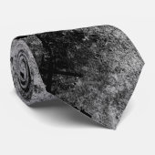 Zwart patroon II Stropdas (Opgerold)