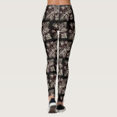 Zwart patroon leggings (Achterkant)