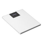 Zwart patroon notitieblok (Schuin)