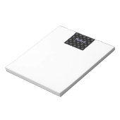 Zwart patroon notitieblok (Linkerzijde)