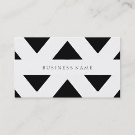 Zwart patroon visitekaartje
