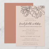 ZWART PEACH VERSCHERT CACTI SUCCULTUUR WORKSHOP GE KAART (Voorkant / Achterkant)