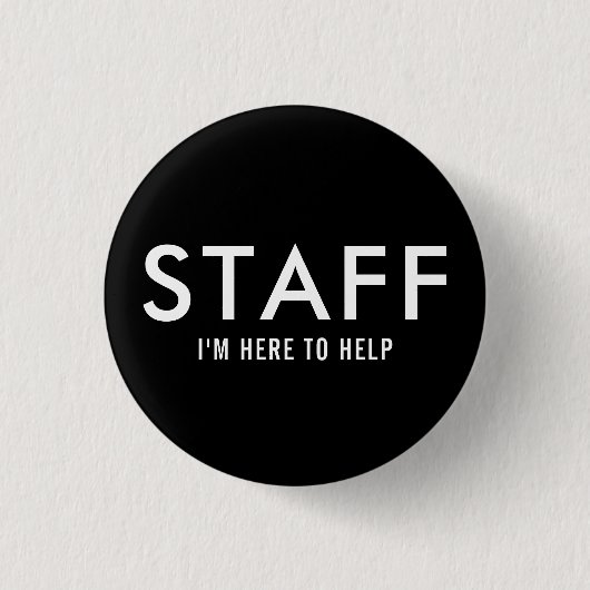 Zwart personeel hier om Button te helpen (Voorkant)