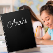 Zwart persoonlijk notitieboek