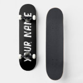 Zwart Persoonlijk Skateboard (Voorkant)