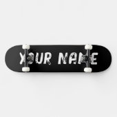 Zwart Persoonlijk Skateboard (Horizontaal)