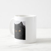 Zwart Perzisch Gezicht Koffiemok (Voorkant links)