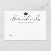 Zwart Pet advies en wensen voor Afstuderen Informatiekaartje (Voorkant)