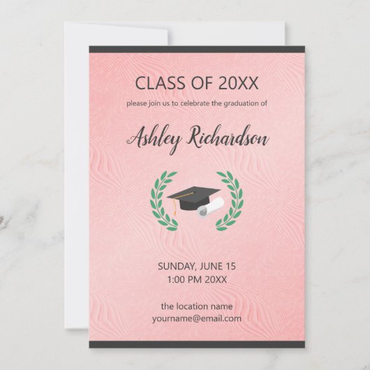 Zwart Pet en Laurel Kaart (Voorkant)