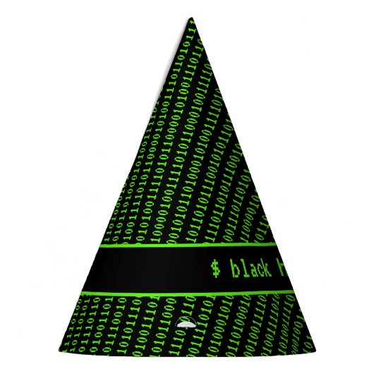 Zwart Pet Hacker makkelijkste Halloween tech-kostu Feesthoedjes (Links)