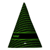 Zwart Pet Hacker makkelijkste Halloween tech-kostu Feesthoedjes (Rechts)