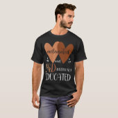 Zwart Phd-Afstuderen Melanated en Ph Dangerously T-shirt (Voorkant volledig)