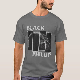 Zwart Phillip Distress Version Kussen T-shirt