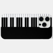 Zwart pianotoetsenbord Case-Mate iPhone case (Achterkant (horizontaal))