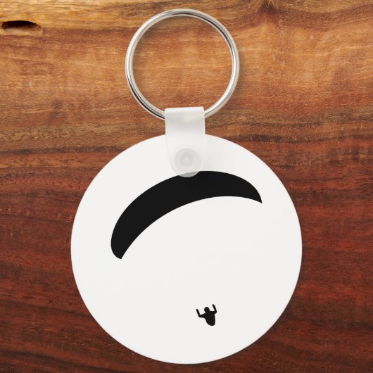 zwart pictogram voor paraplu sleutelhanger (Voorkant)