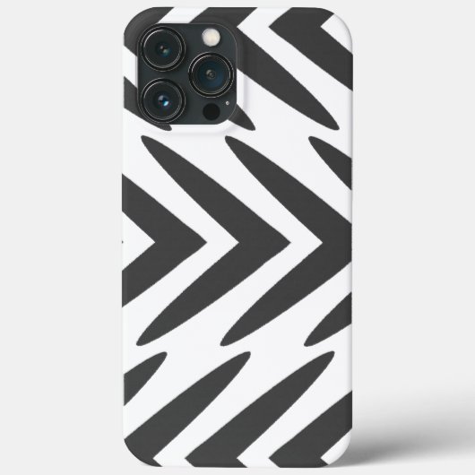 Zwart-pijlkoppen Afrikaanse afdrukken Case-Mate iPhone Case (Achterkant)