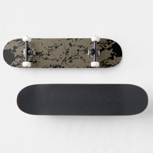 Zwart plastic en druppel persoonlijk skateboard (Horizontaal)