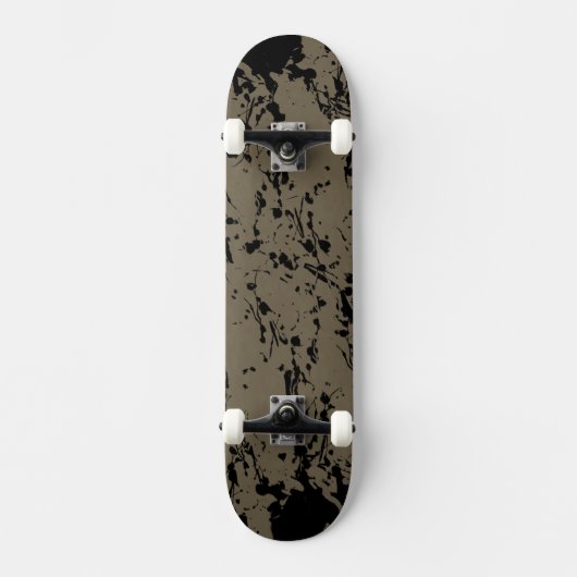 Zwart plastic en druppel persoonlijk skateboard (Voorkant)