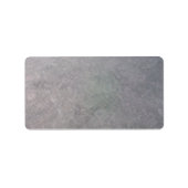 Zwart plastic gaas etiket (Voorkant)