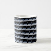 Zwart plastic lijst koffiemok (Center)