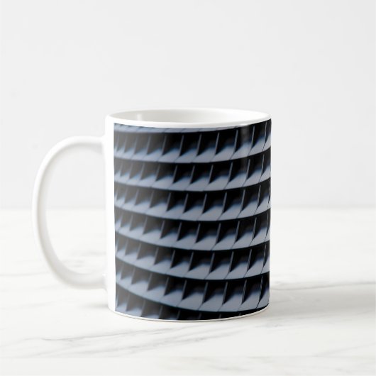Zwart plastic lijst koffiemok (Links)