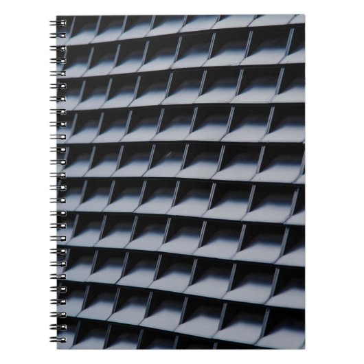 Zwart plastic lijst notitieboek (Voorkant)