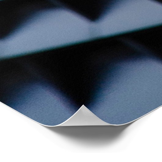 Zwart plastic lijst poster (Hoek)