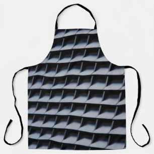 Zwart plastic lijst schort