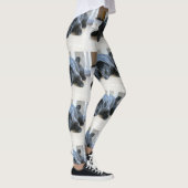 zwart plat leggings (Rechts)
