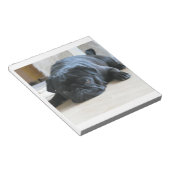 zwart plat notitieblok (Schuin)