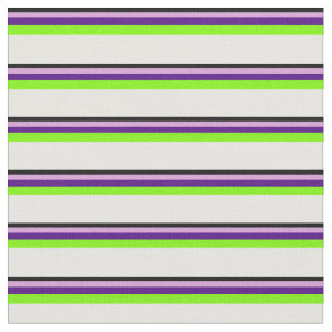 Zwart, plum, Indigokleurig, groen en wit gekleurd Stof