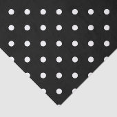 ZWART POLKA DOT tissuepapier (Detail)