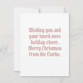 Zwart Pomeranian met op maat gemaakte boodschap Vi Kaart (Achterkant)