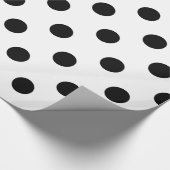 Zwart poodot papier (Hoek)