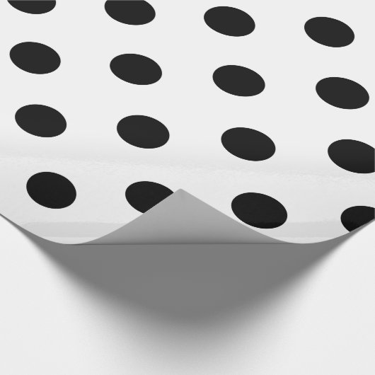 Zwart poodot papier (Hoek)