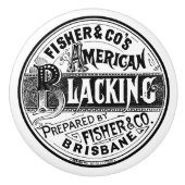 Zwart Pools Logo Zwart & Wit 🖤✨ Keramische Knop (Voorkant)