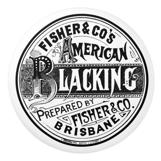  Zwart Pools Logo Zwart & Wit 🖤✨ Keramische Knop (Voorkant)