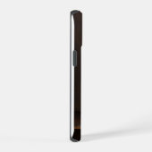 Zwart porselein iPhone 15 case (Rechterkant)
