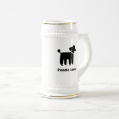 Zwart portaalvenster Grafisch met aangepaste tekst Bierpul (Voorkant rechts)