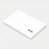 zwart post-it® notes (Schuin)