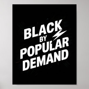 Zwart Poster