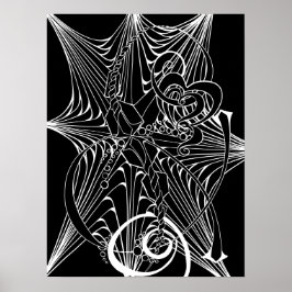 Zwart Poster voor Zen Doodle Adult Coloring