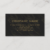 Zwart Professioneel Ontwerp Moderne QR-code Visitekaartje (Achterkant)