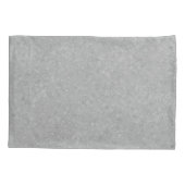 Zwart Pug Dog Schattige Cartoon Illustratie Grijs Kussensloop (Achterkant-Links)