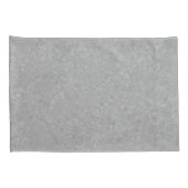 Zwart Pug Dog Schattige Cartoon Illustratie Grijs Kussensloop (Achterkant-Rechts)