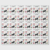 Zwart Pug Hond Kleurrijke Pastel Gelukkige Verjaar Cadeaupapier (Vlak)